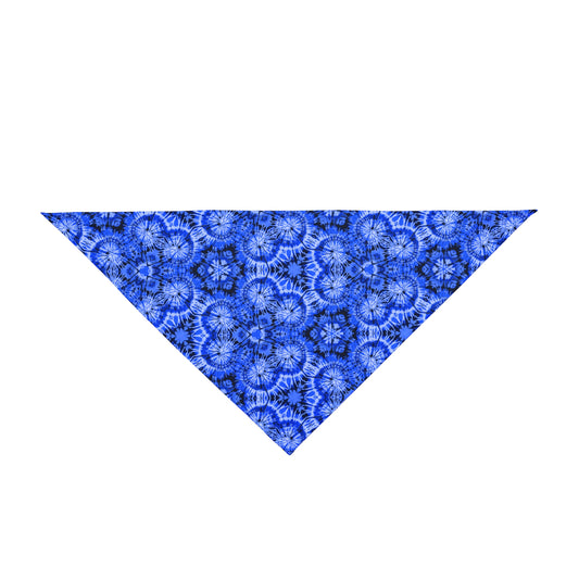 Blue Tiedye Pet Bandana