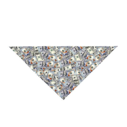 Hundred Dollar Bills Money Dog Bandana