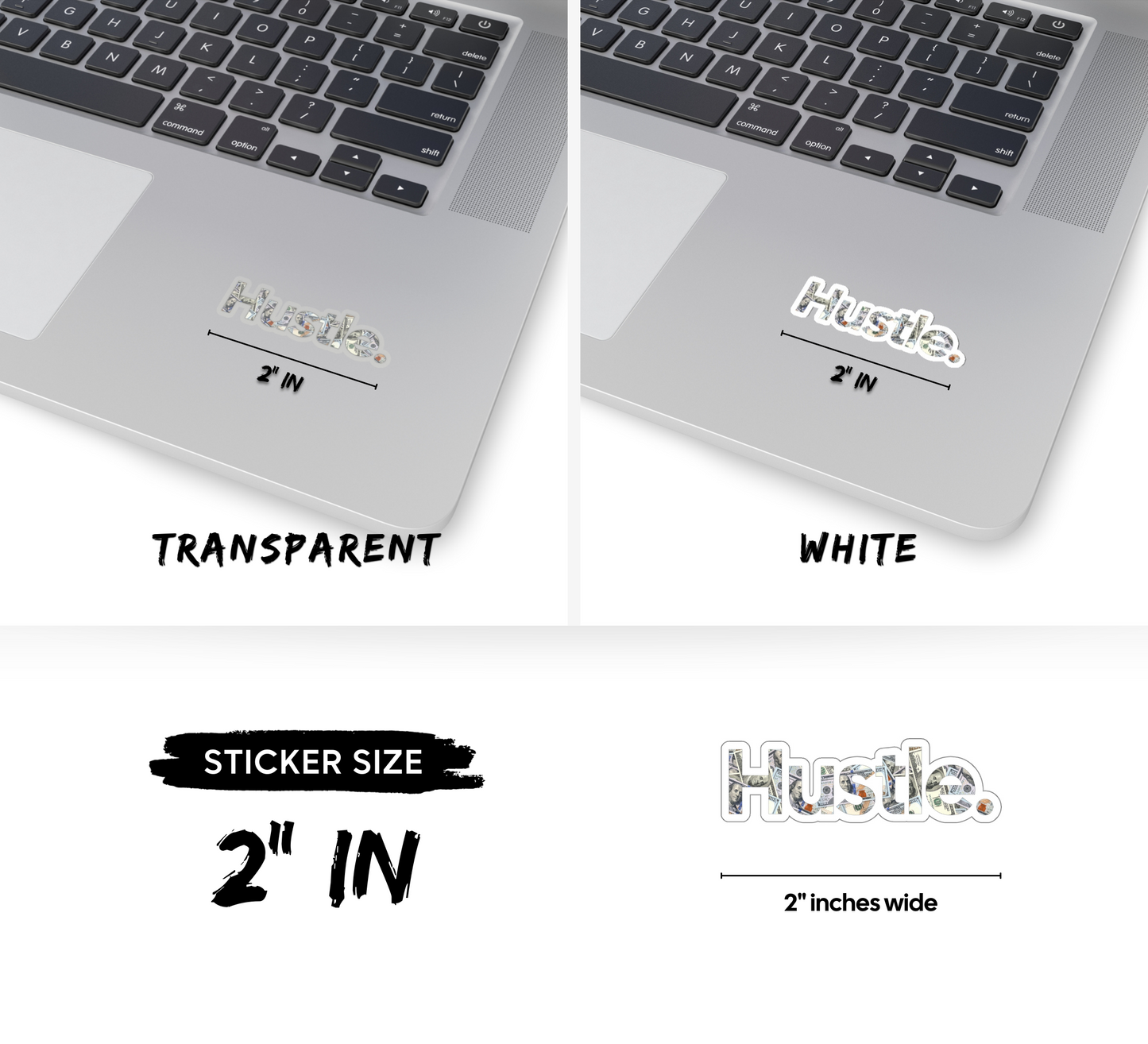 Hustle Money Kiss-Cut Sticker