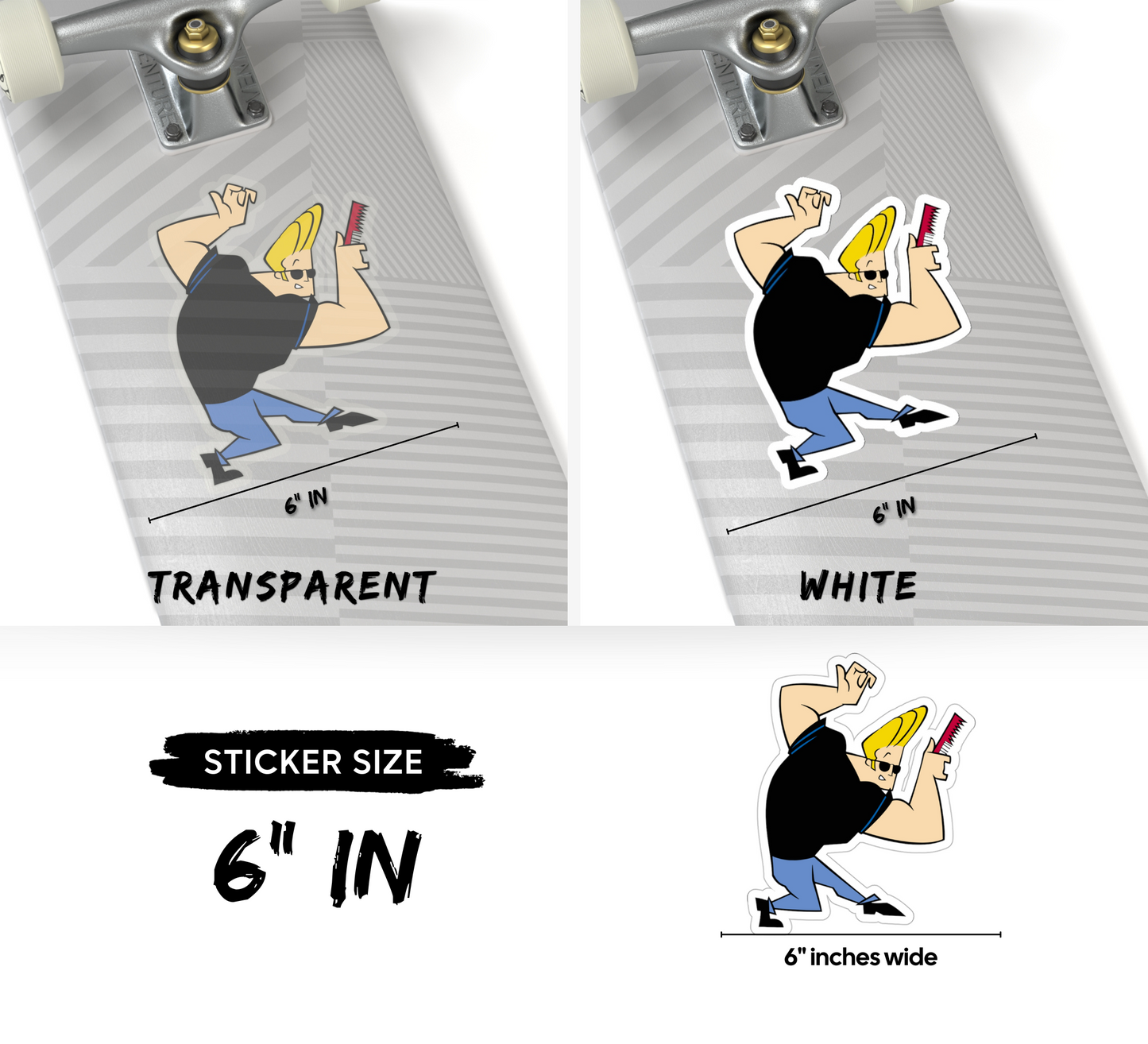 Johnny Bravo Sticker