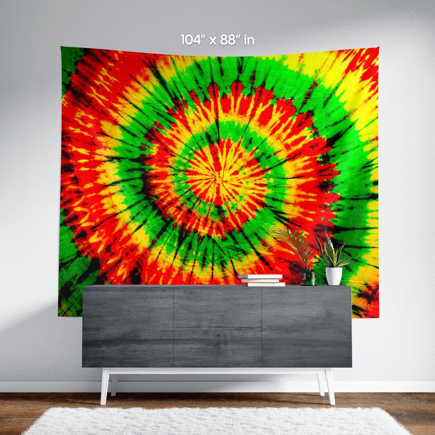 Rasta Tiedye Wall Tapestry