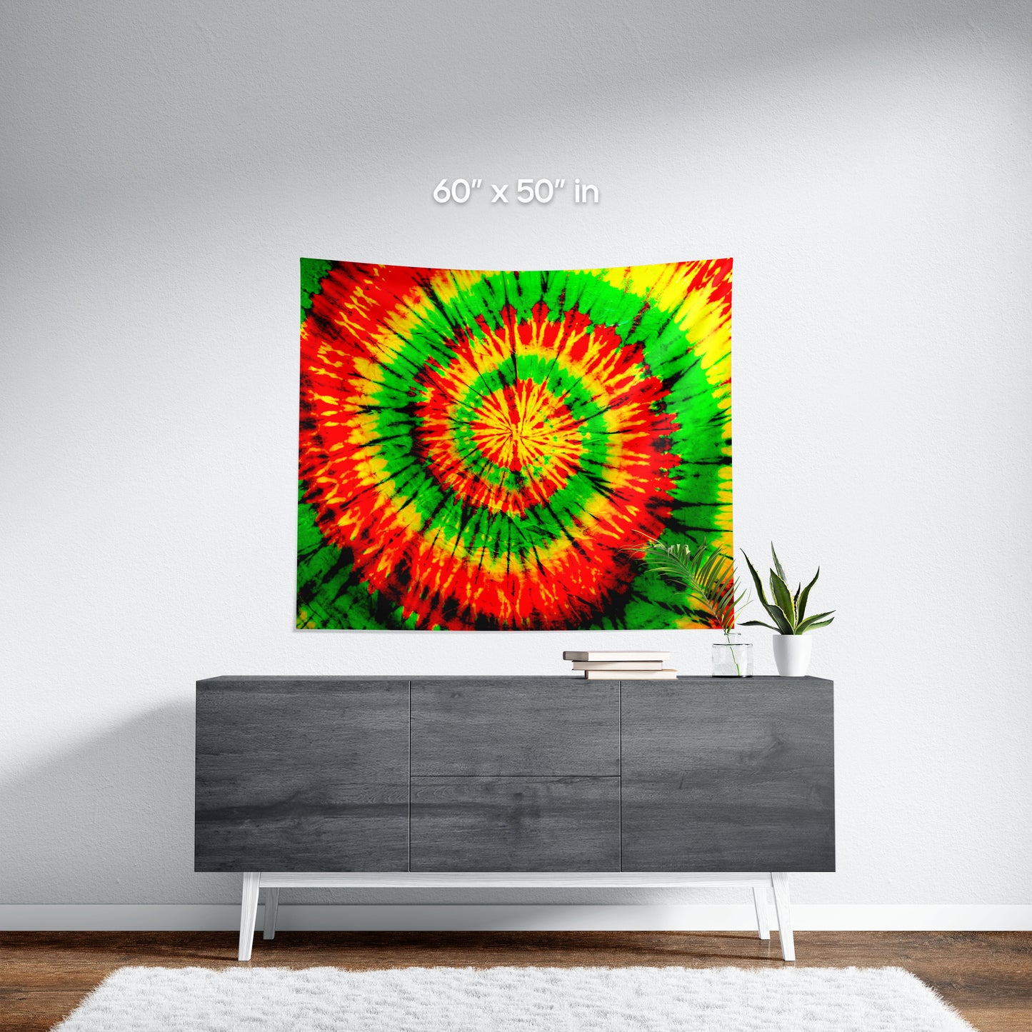 Rasta Tiedye Wall Tapestry