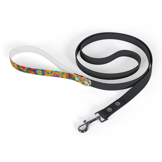 Rainbow Tiedye Dog Leash