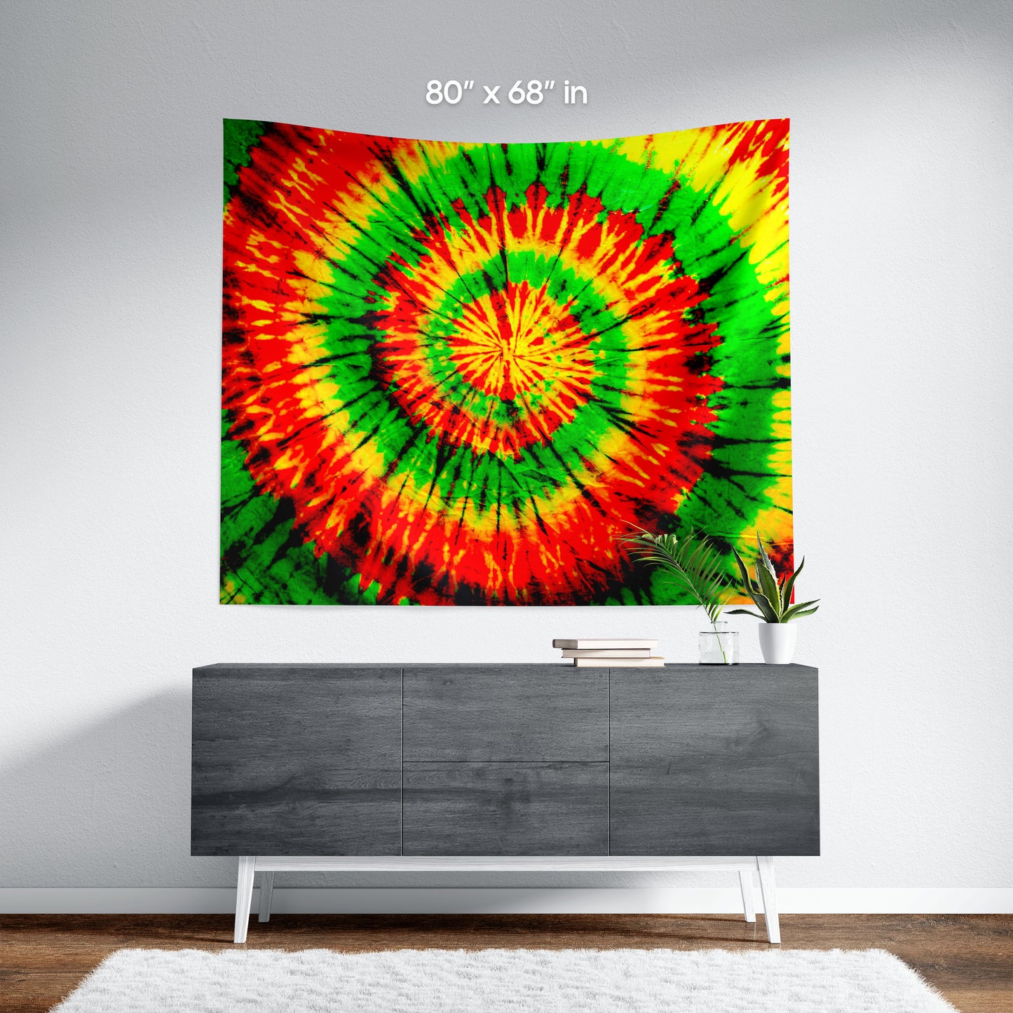 Rasta Tiedye Wall Tapestry