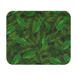 Green Tropical Leaves Mousepad