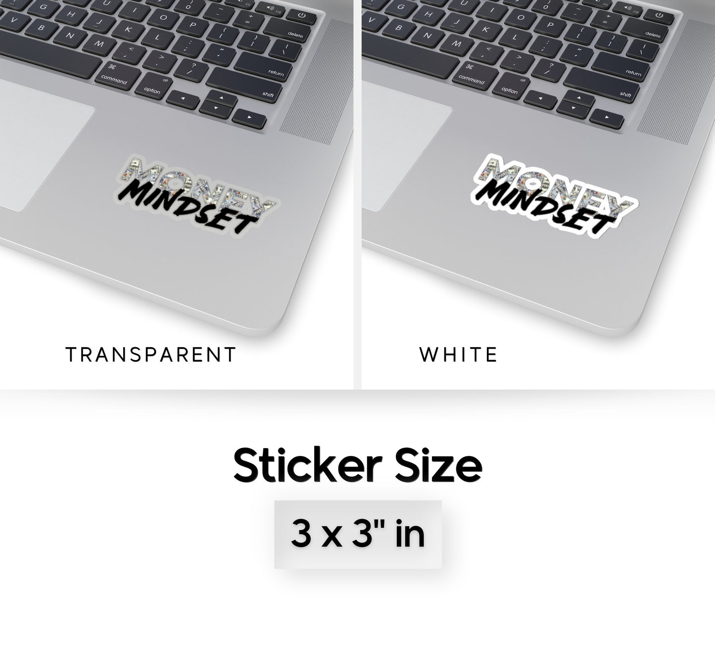 Money Mindset Kiss-Cut Sticker
