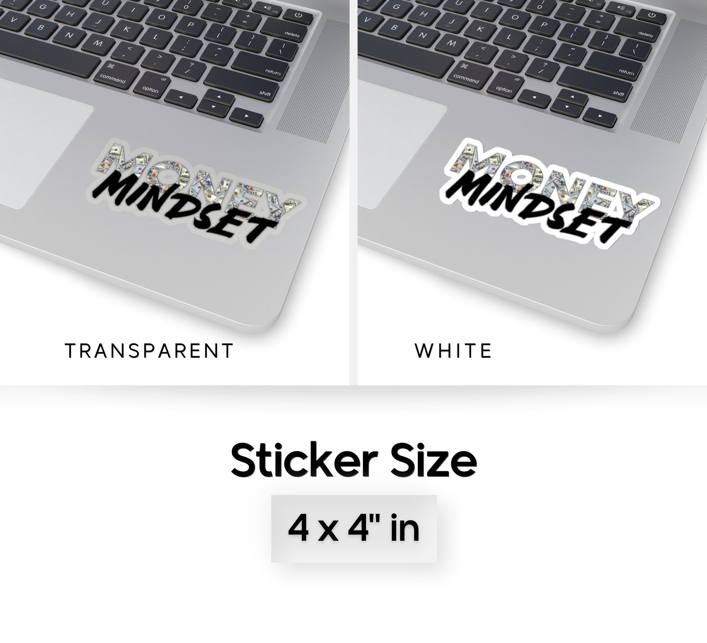 Money Mindset Kiss-Cut Sticker