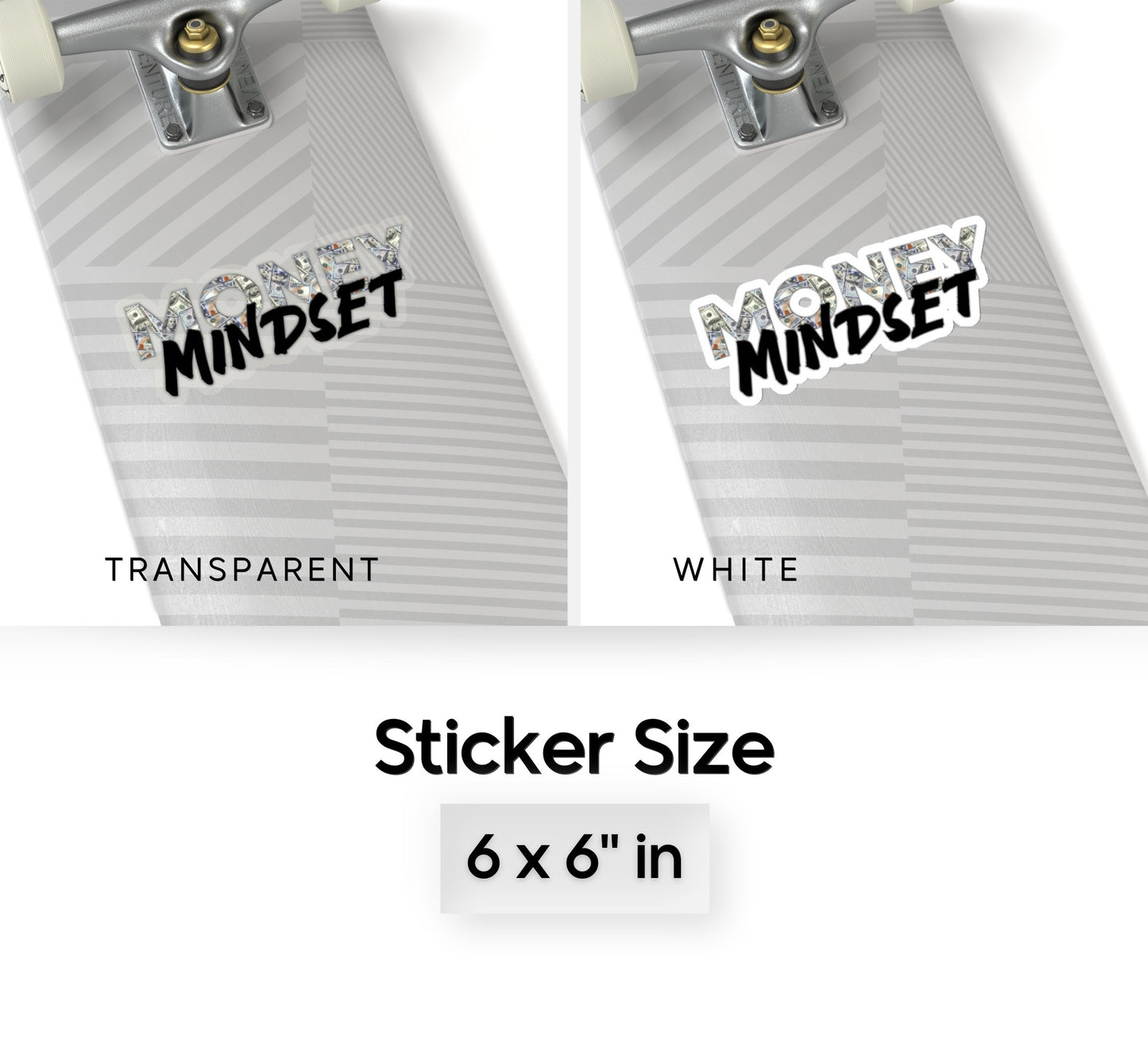 Money Mindset Kiss-Cut Sticker