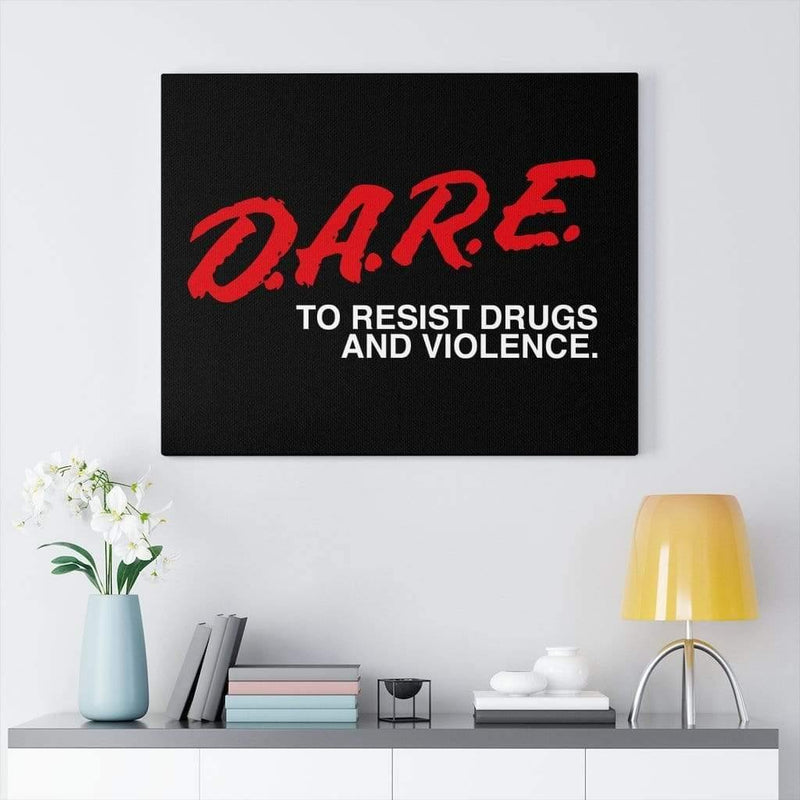D.A.R.E. to Resist Drugs and Violence Canvas Wall Art 30″ × 24″ / Premium Gallery Wraps (1.25″)