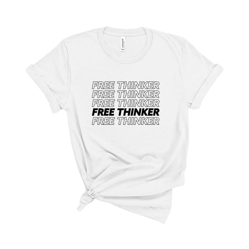 Free Thinker T-Shirt White / XL Dryp Factory