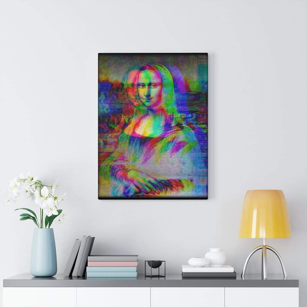 Mona Lisa Trip Canvas Wall Art 18″ × 24″ / Premium Gallery Wraps (1.25″) Dryp Factory