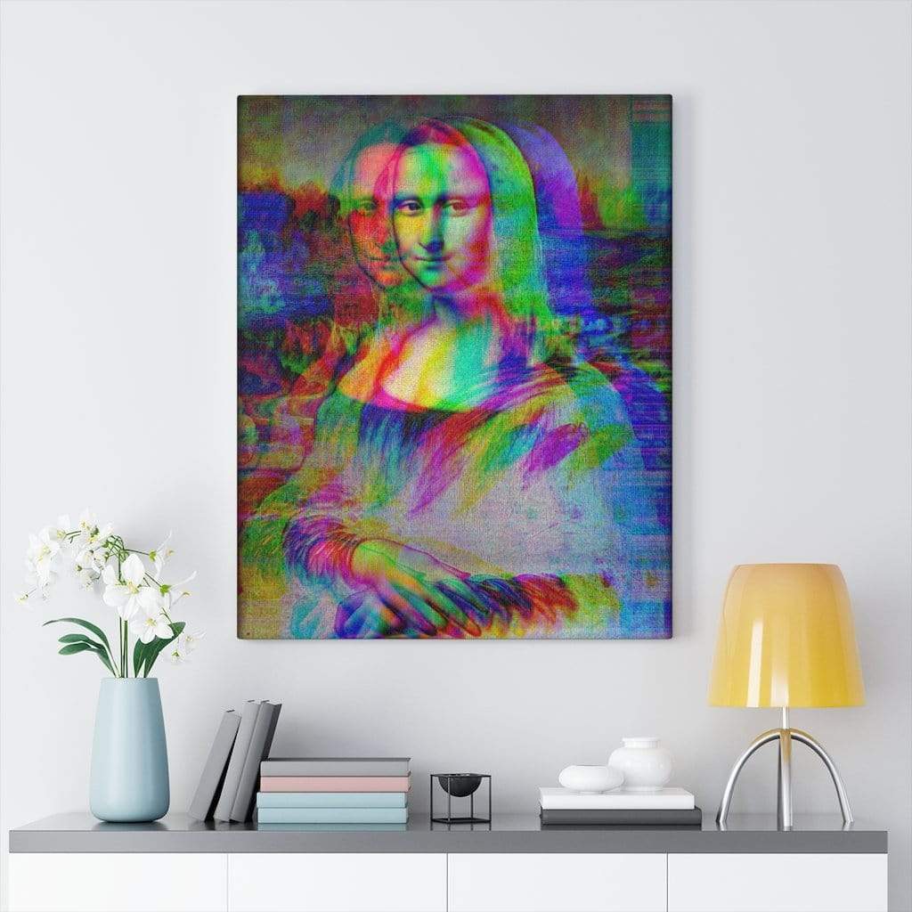 Mona Lisa Trip Canvas Wall Art 24″ × 30″ / Premium Gallery Wraps (1.25″) Dryp Factory