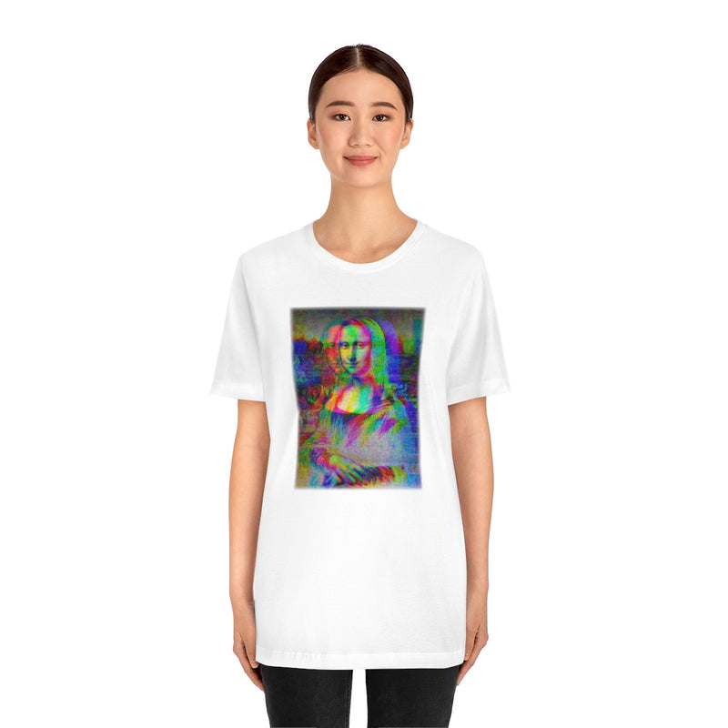 Mona Lisa Trippy Art T-Shirt - Psychedelic Graphic Tee