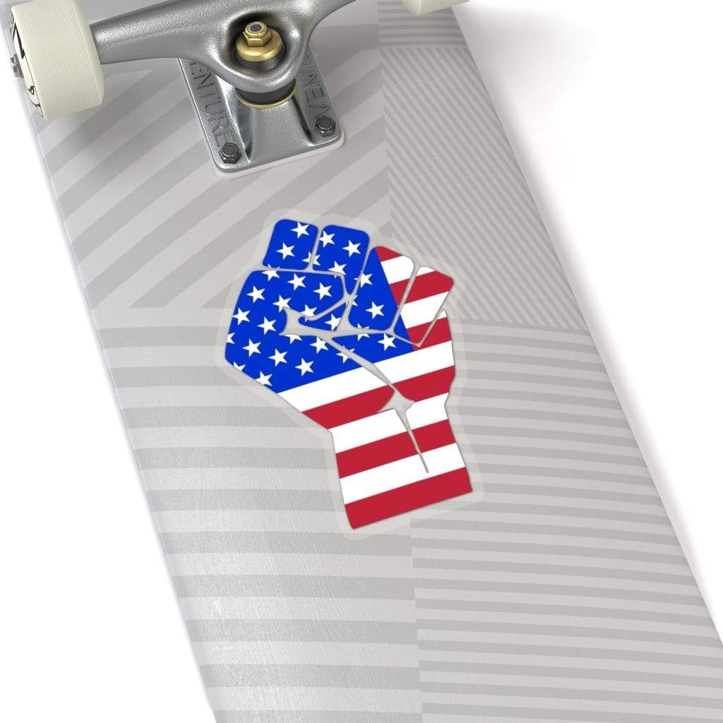 Patriot Revolution Fist Sticker 6" × 6" / Transparent