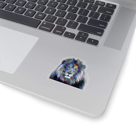 Trippy Lion Vibe Kiss-Cut Sticker