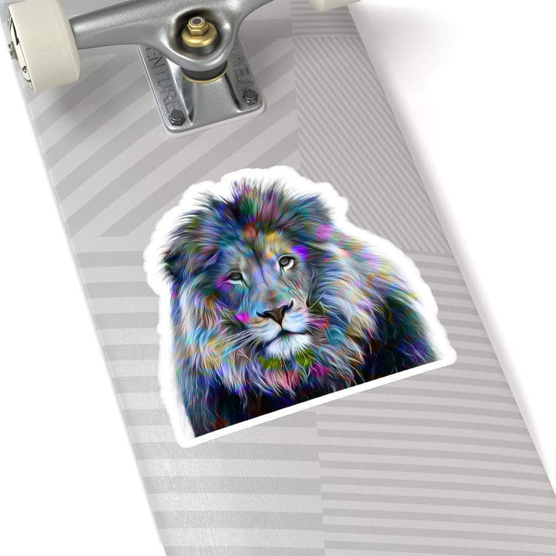 Trippy Lion Vibe Kiss-Cut Sticker