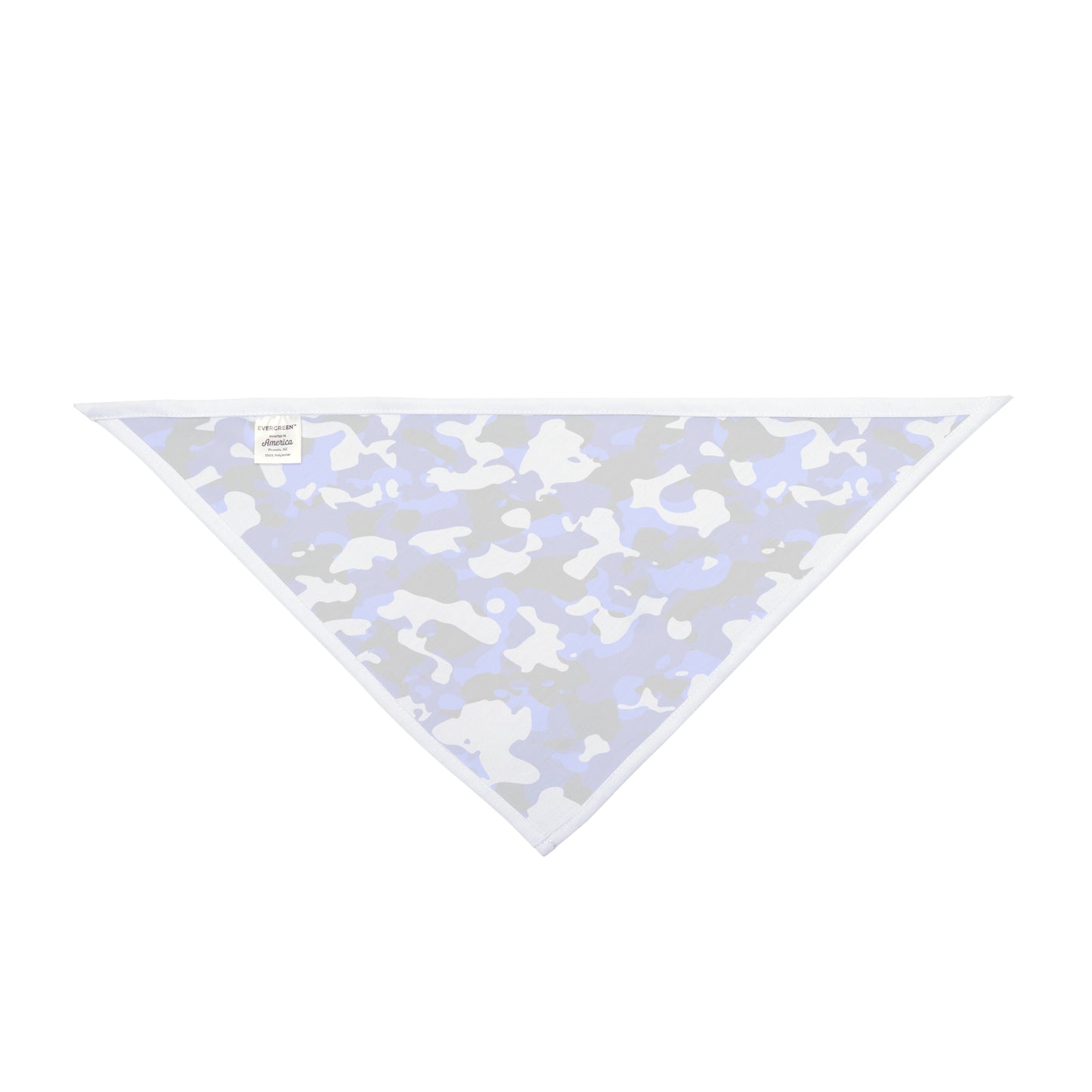 Blue Camouflage Dog Bandana