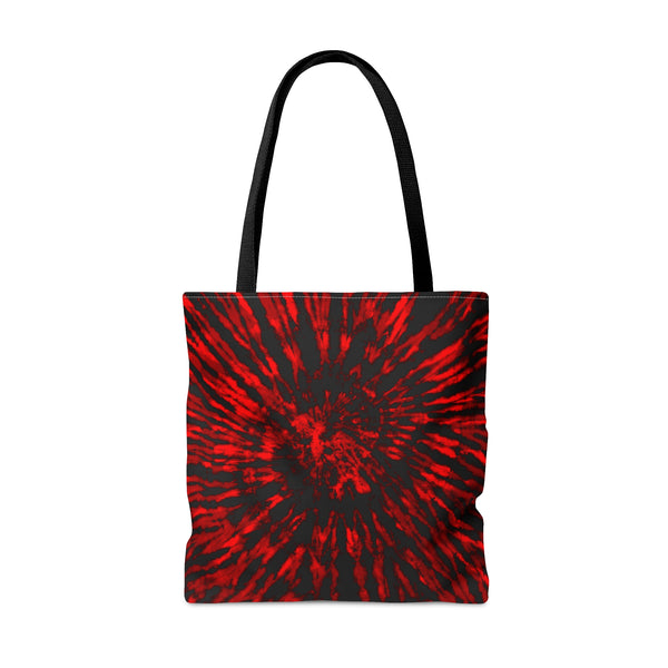 Bold Red Tiedye Tote Bag