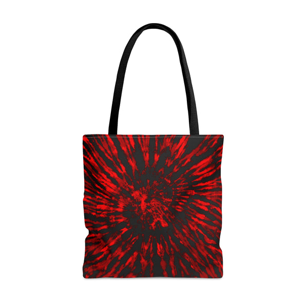Bold Red Tiedye Tote Bag