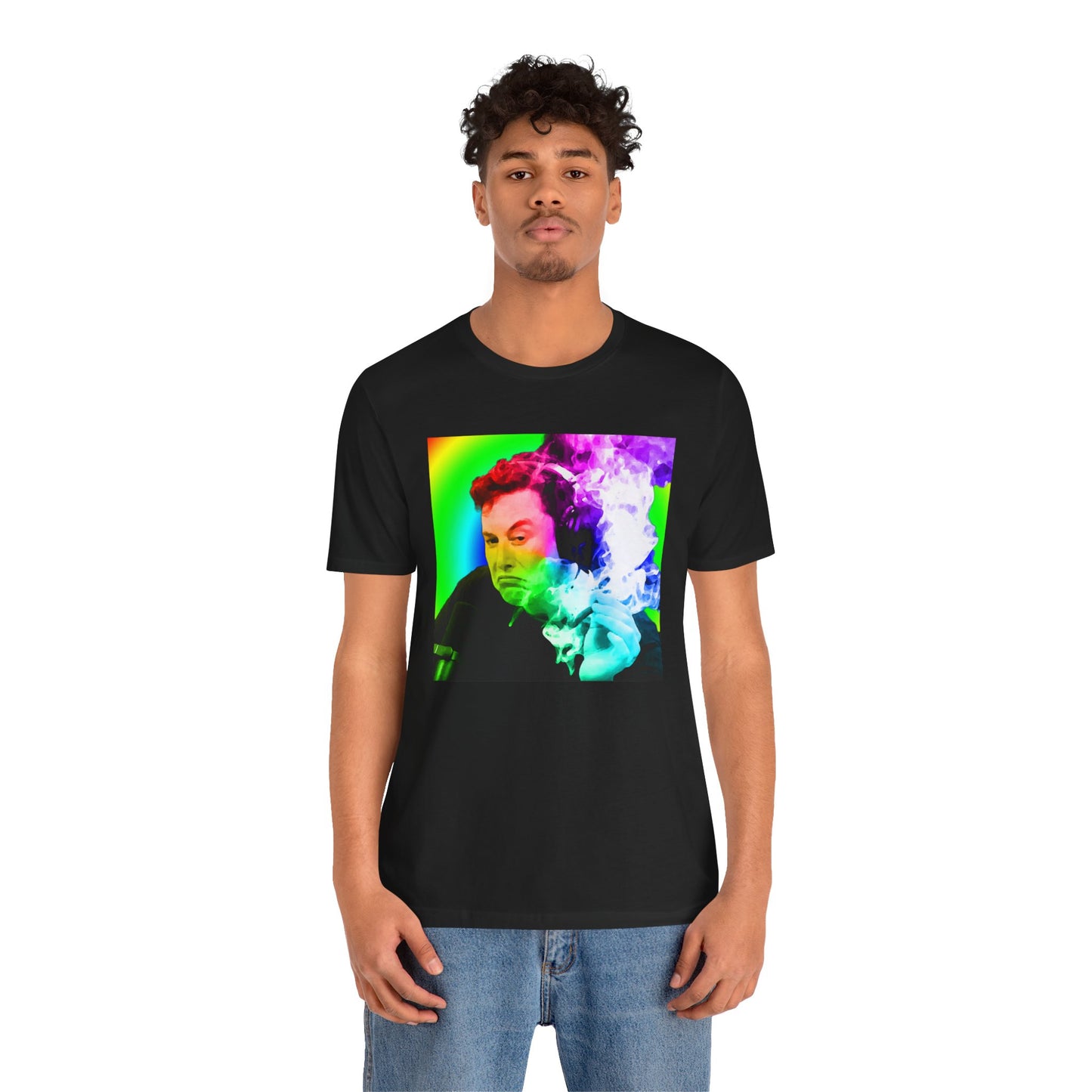 Trippy Elon Musk Smoking Meme T-Shirt