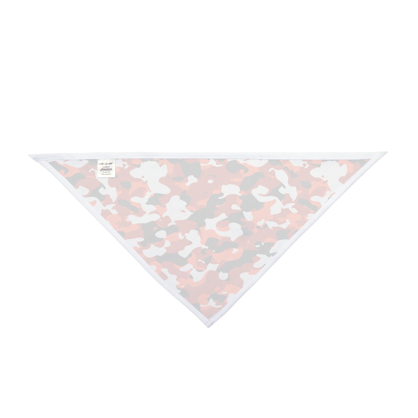 Orange Camouflage Dog Bandana