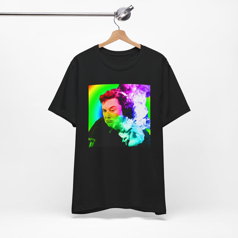 Trippy Elon Musk Smoking Meme T-Shirt