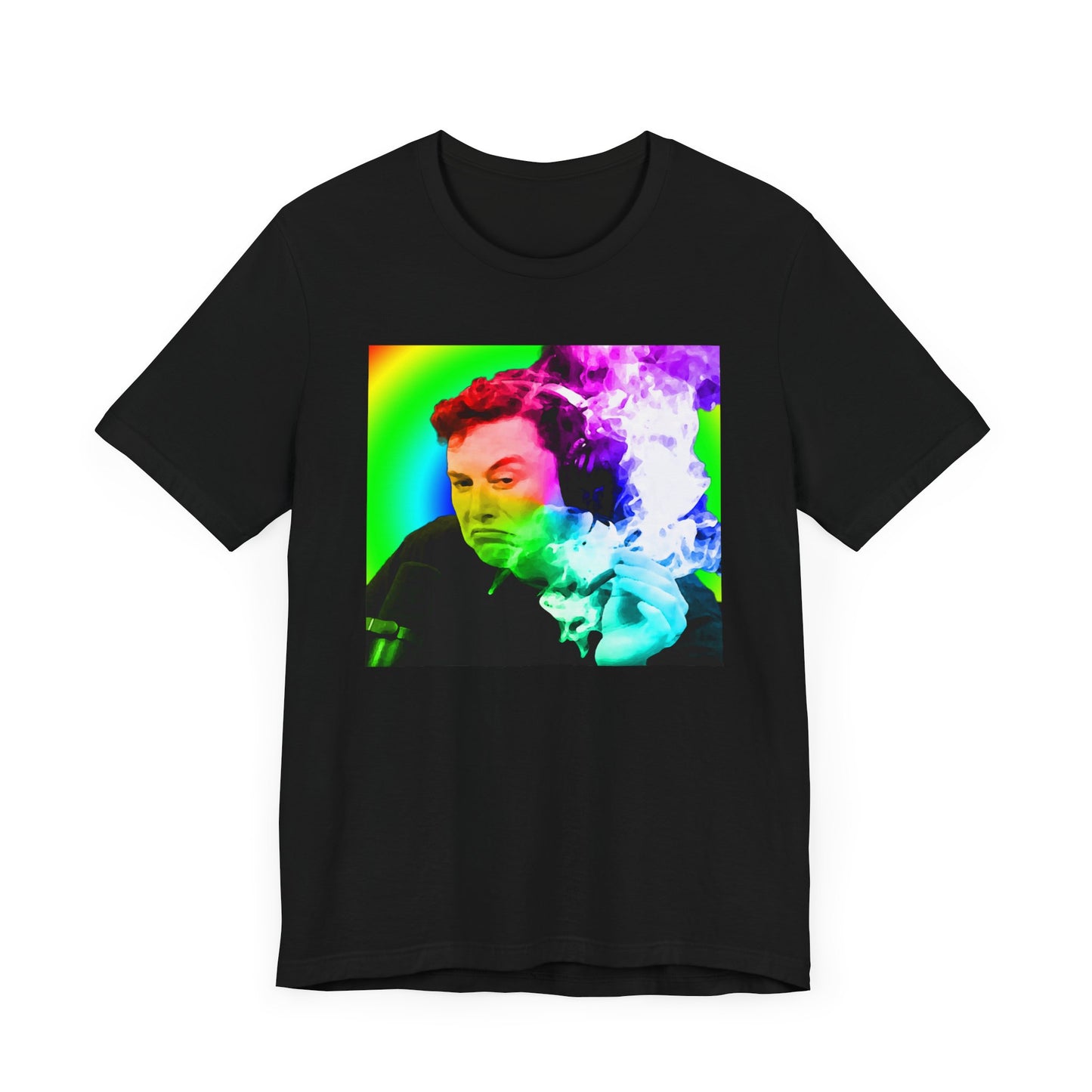 Trippy Elon Musk Smoking Meme T-Shirt
