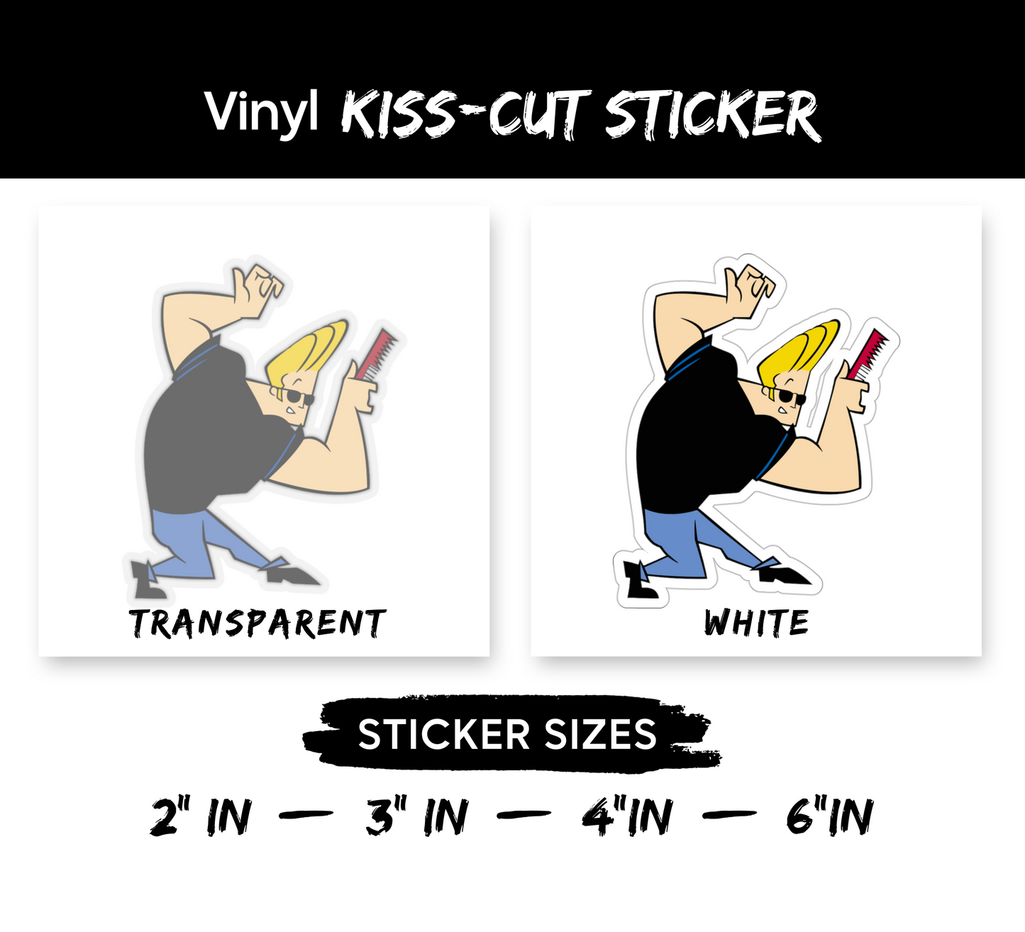 Johnny Bravo Sticker