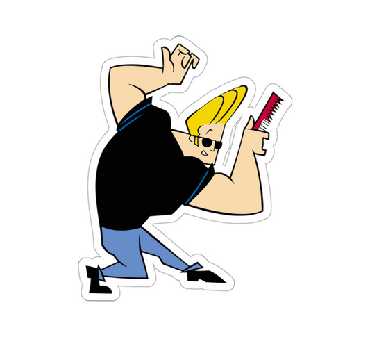 Johnny Bravo Sticker