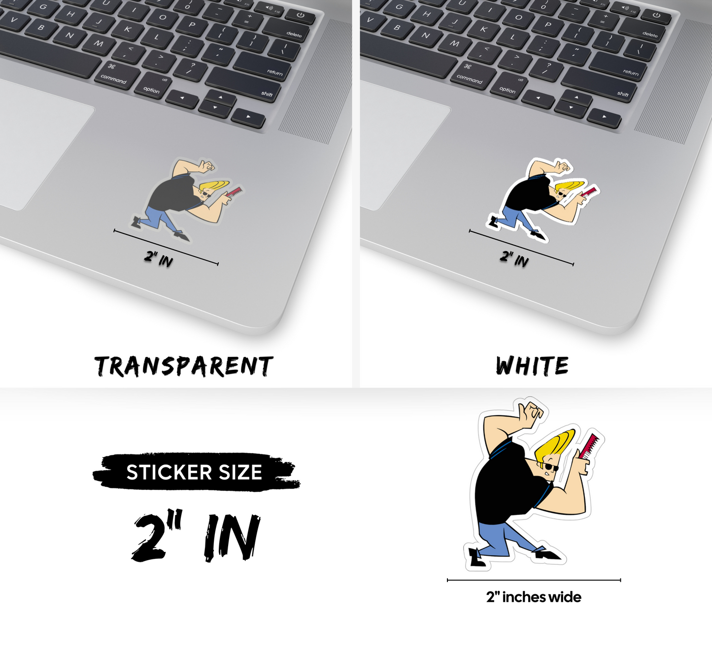 Johnny Bravo Sticker