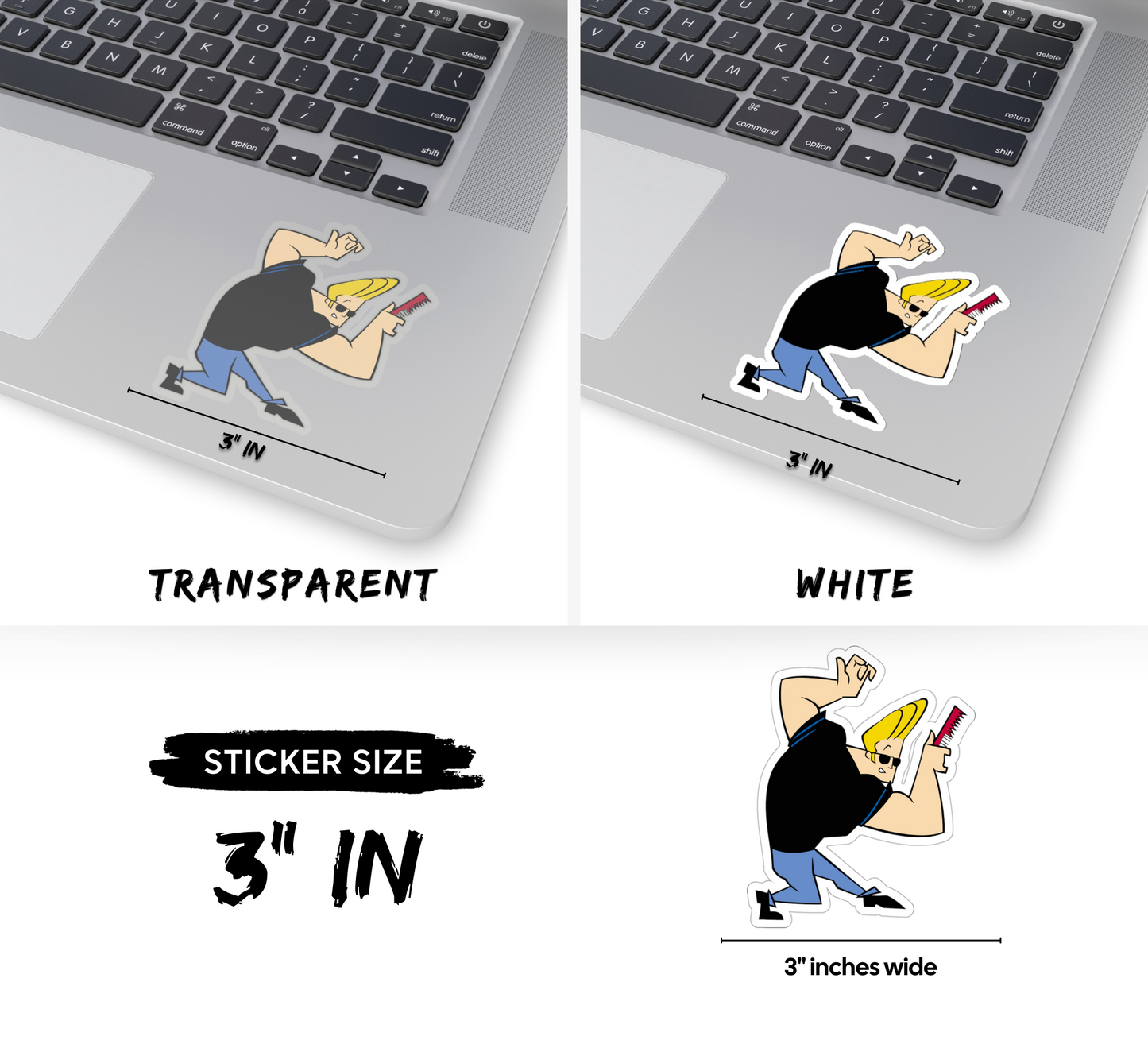 Johnny Bravo Sticker