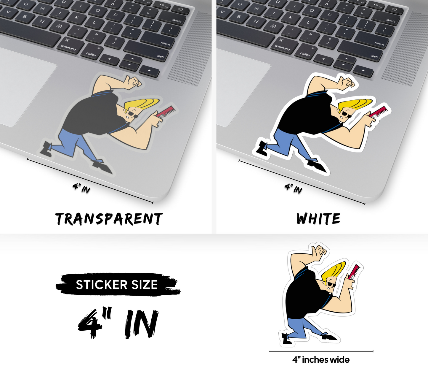 Johnny Bravo Sticker