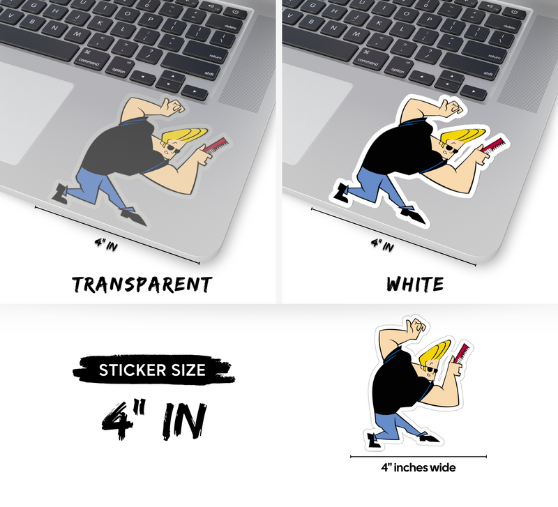 Johnny Bravo Sticker