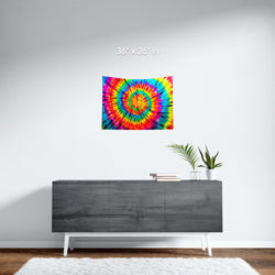 Rainbow Tie-Dye Wall Tapestry