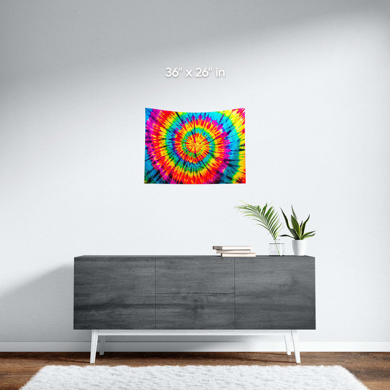 Rainbow Tie-Dye Wall Tapestry