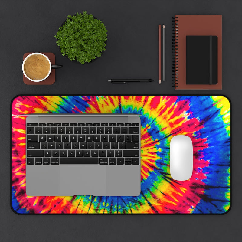 Rainbow Tiedye Desk Mat Mousepad