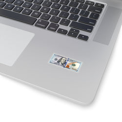 US 100 Dollar Bill Money Sticker - Premium Vinyl Kiss-Cut Sticker