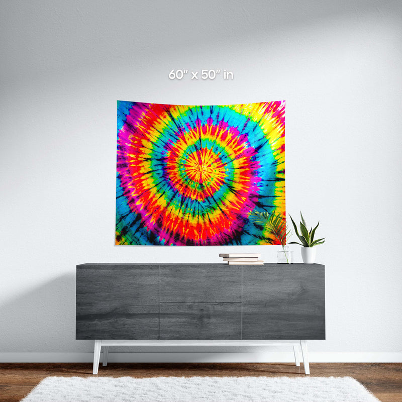 Rainbow Tie-Dye Wall Tapestry