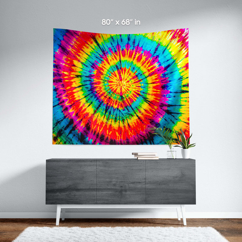 Rainbow Tie-Dye Wall Tapestry