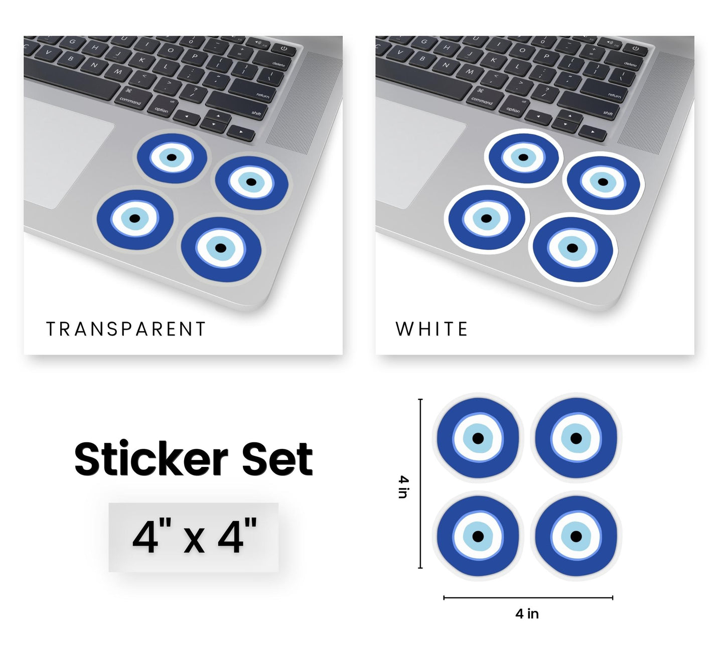 Greek Evil Eye Mini Sticker Set