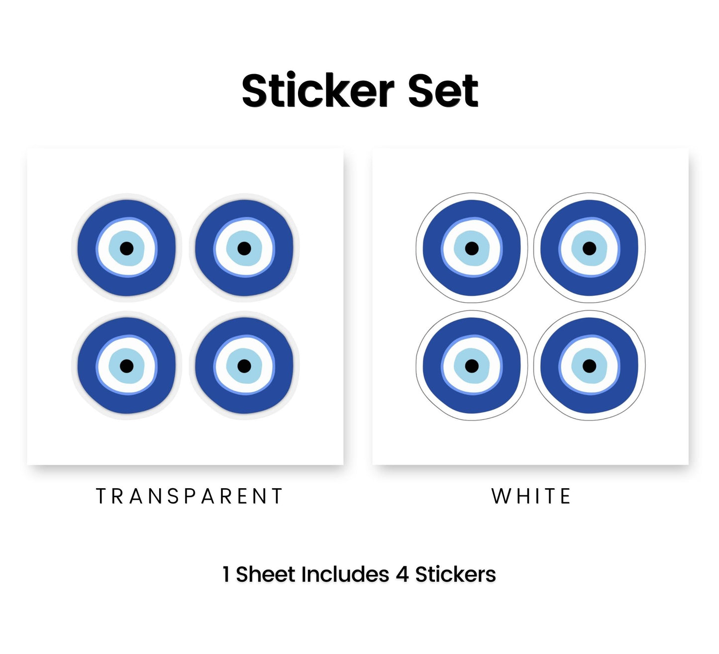 Greek Evil Eye Mini Sticker Set