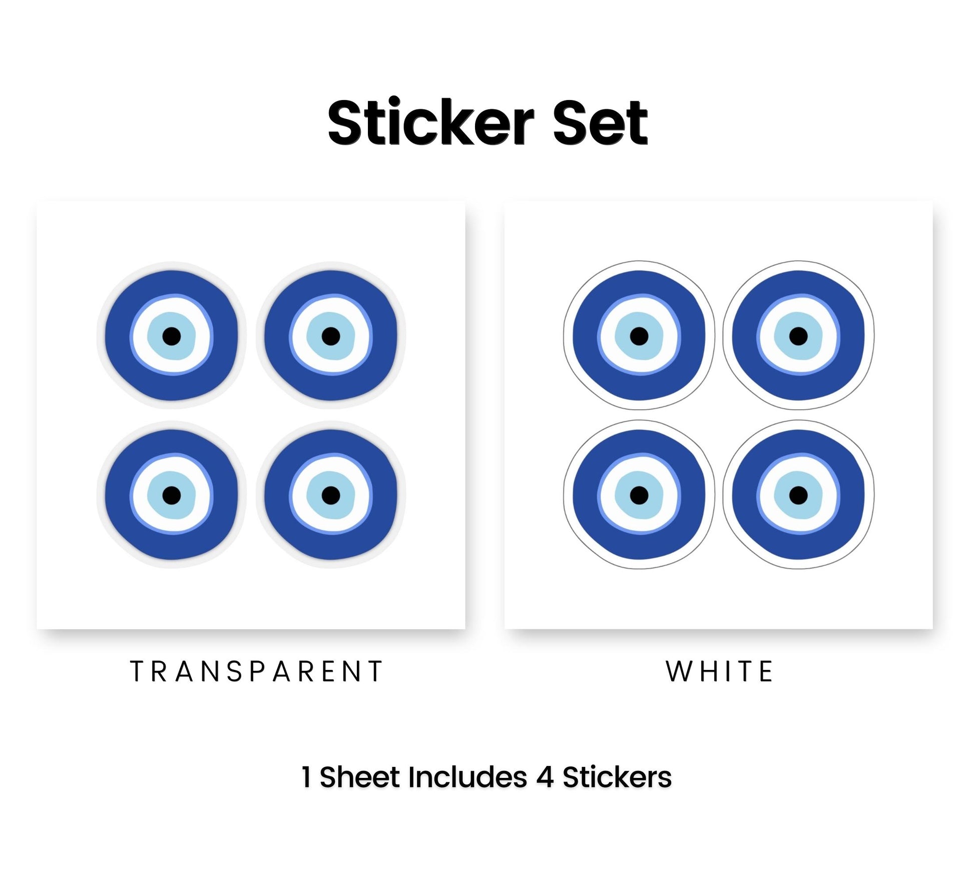 Greek Evil Eye Mini Sticker Set