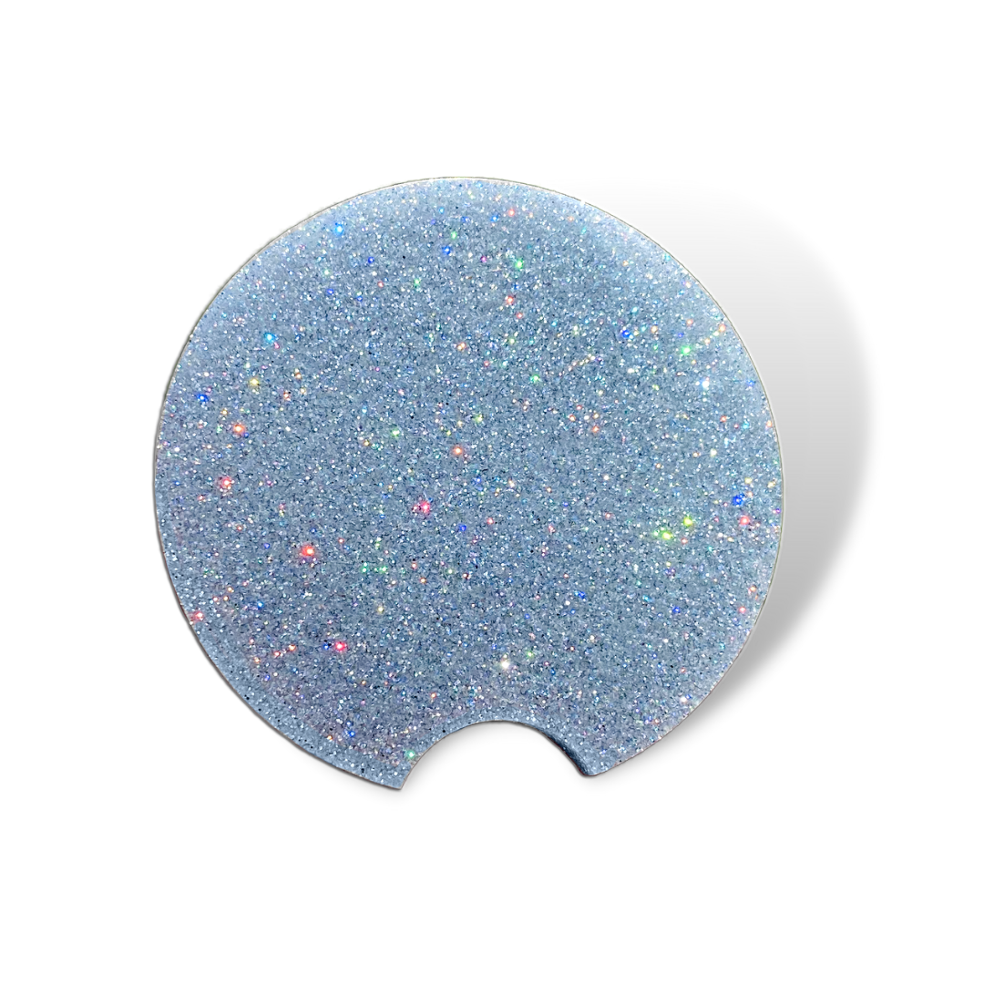 Glitter Car Coaster Set