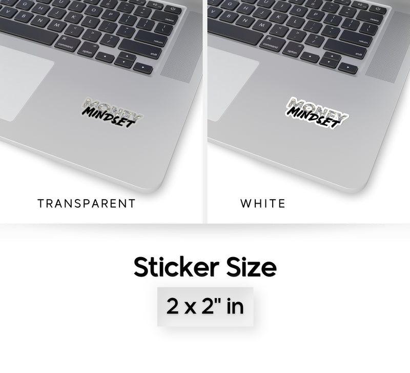 Money Mindset Kiss-Cut Sticker