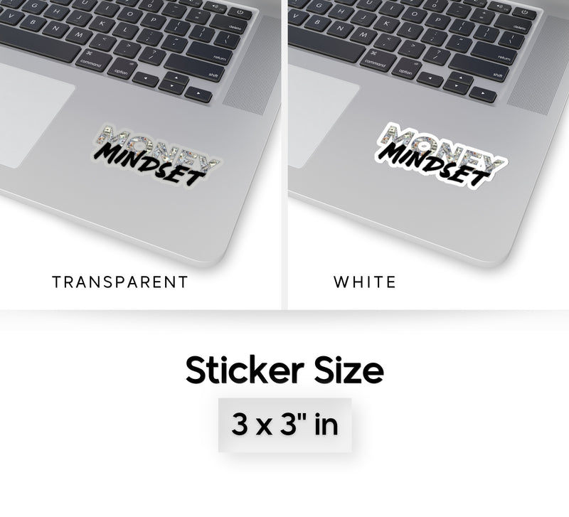 Money Mindset Kiss-Cut Sticker