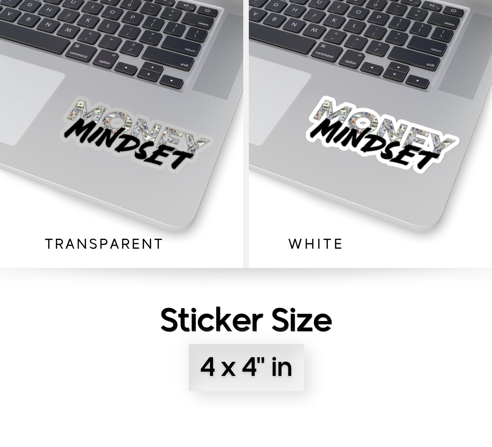 Money Mindset Kiss-Cut Sticker