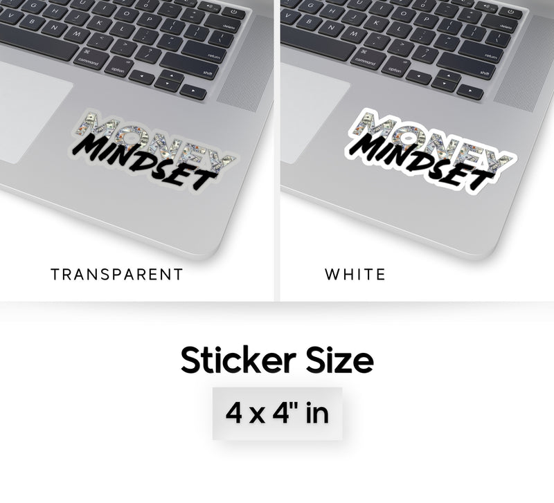 Money Mindset Kiss-Cut Sticker