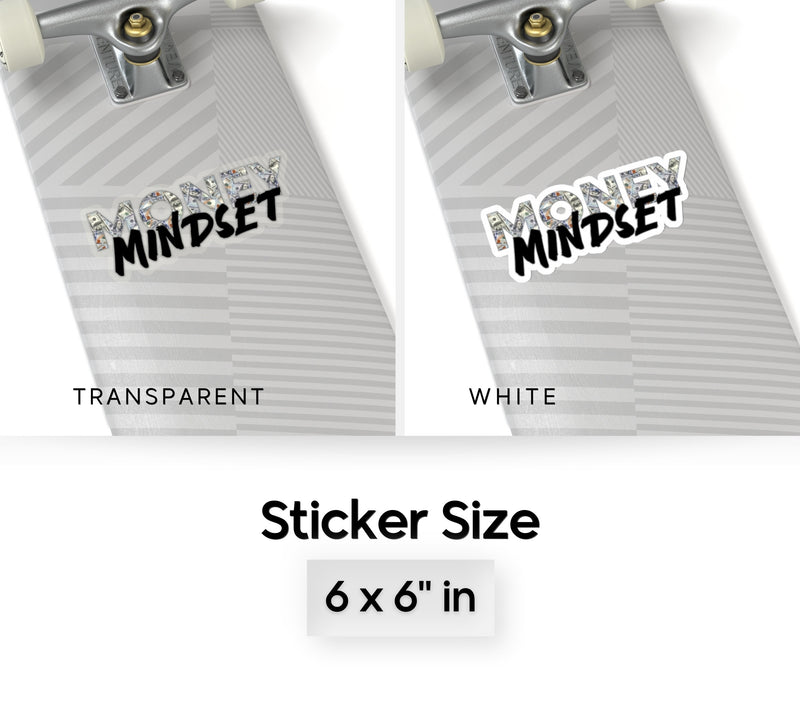 Money Mindset Kiss-Cut Sticker