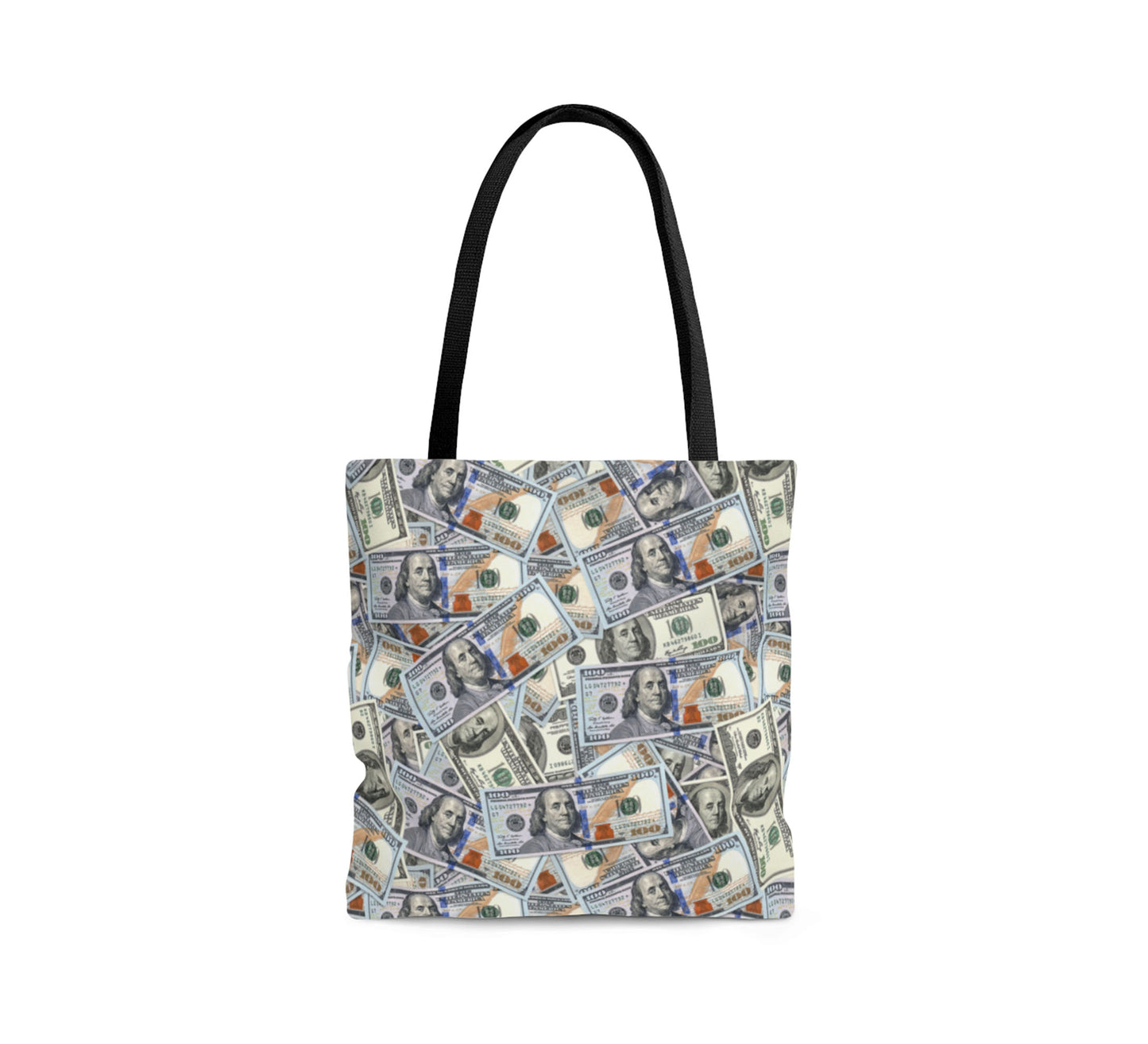 Hundred Dollar Bills Money Tote Bag - All Over Print