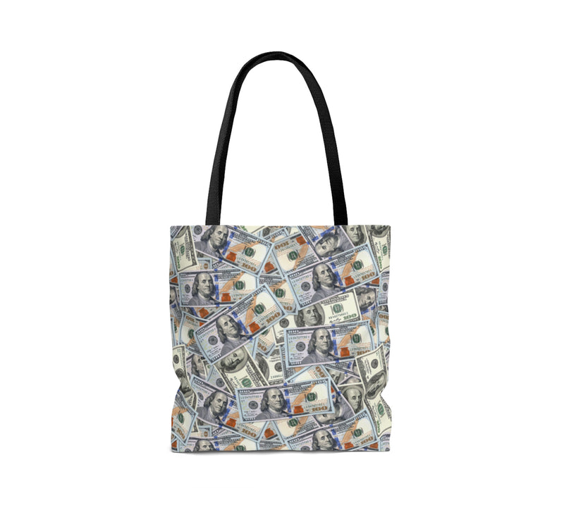 Hundred Dollar Bills Money Tote Bag - All Over Print